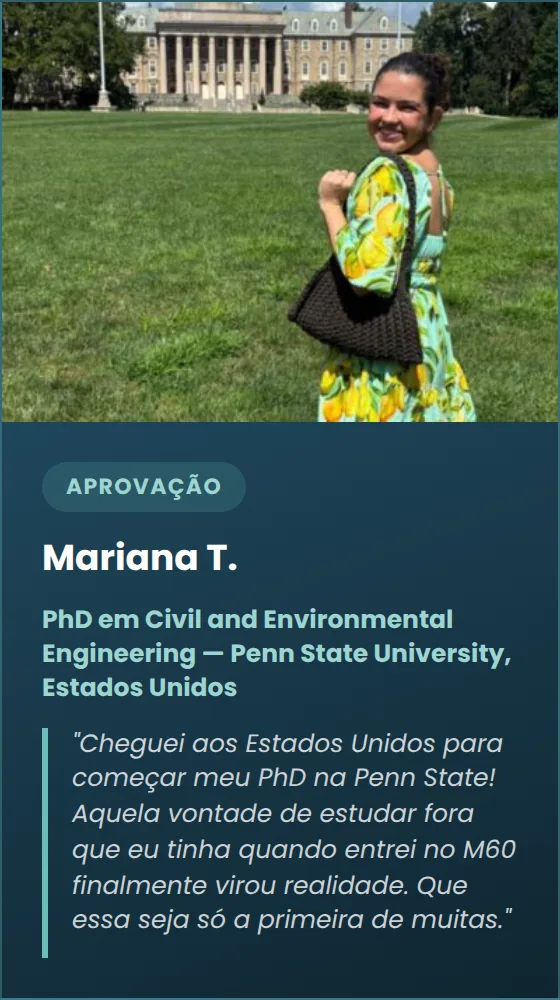 Mariana T. — PhD na Penn State University