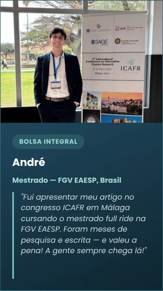 André — Mestrado na FGV EAESP
