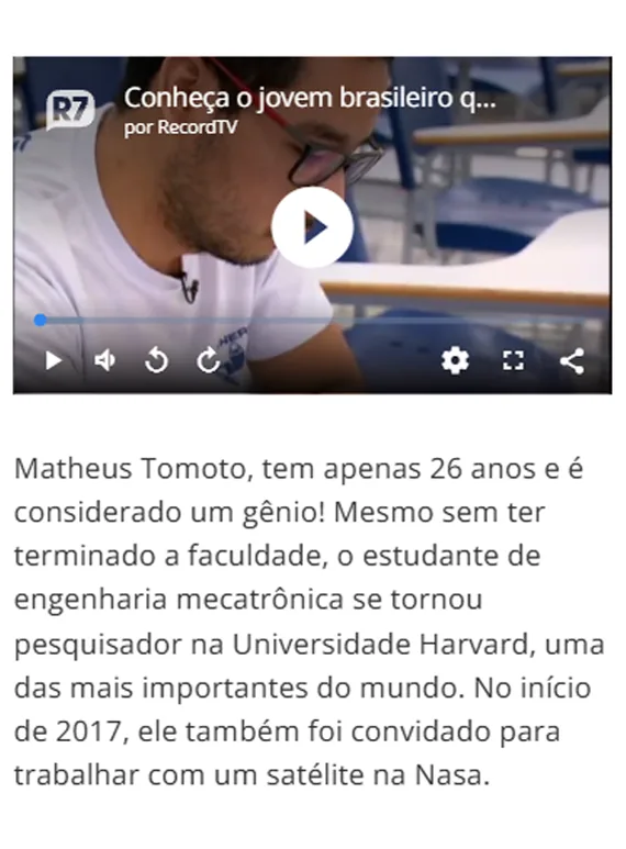 Reportagem da Record